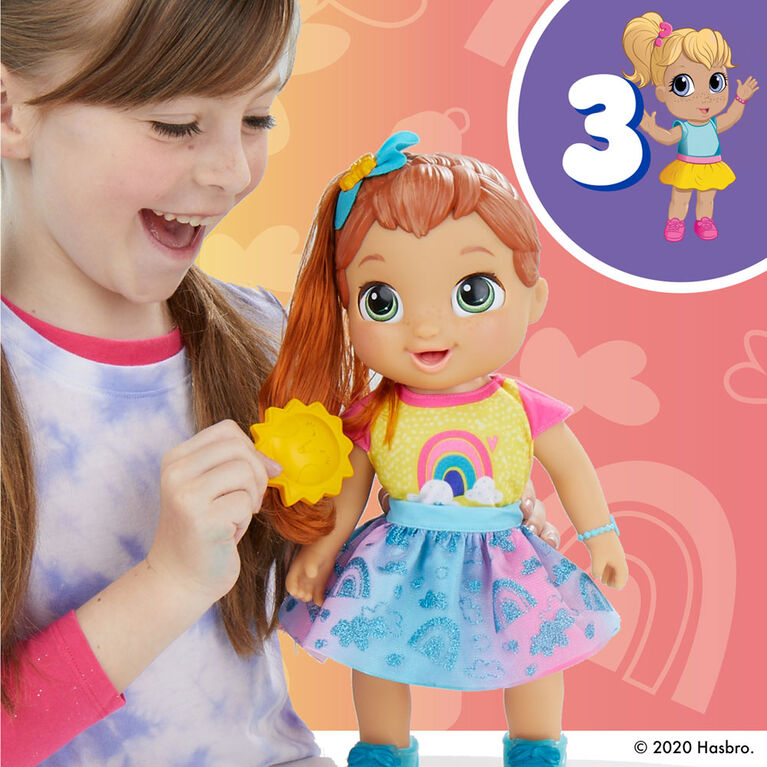 Baby Alive Baby Grows Up - Happy Hope, Growing and Talking Baby Doll Toy with Surprise Accessories