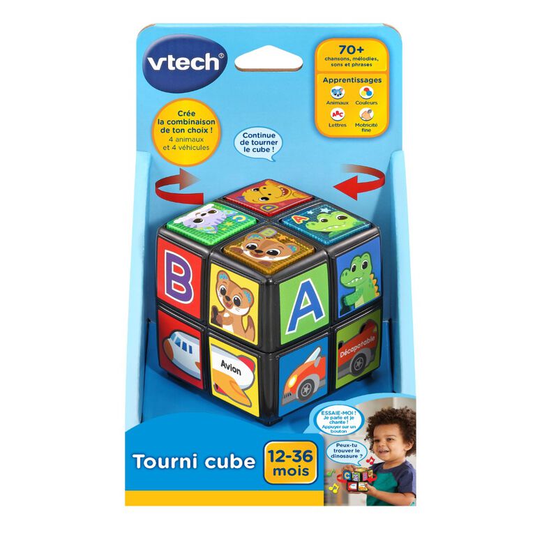 VTech Twist and Teach Animal Cube - French Edition