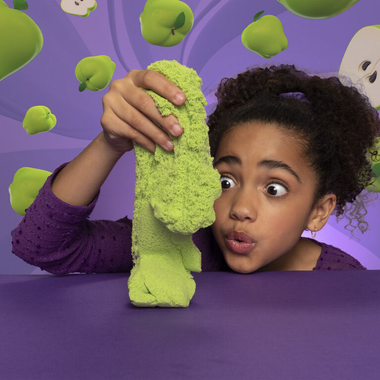 Kinetic Sand Scents, 8oz Sour Apple Green Scented Kinetic Sand