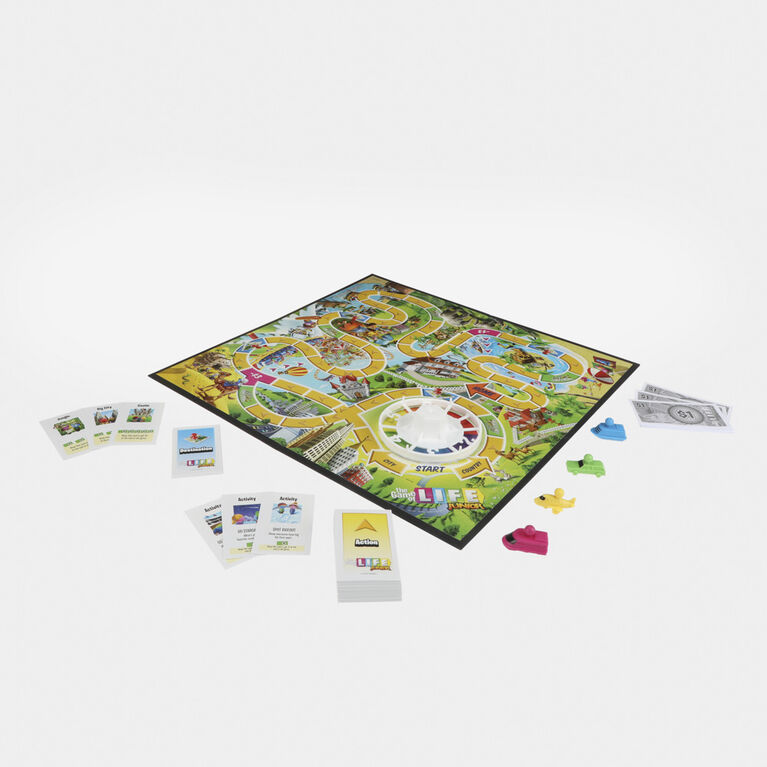 The Game of Life Junior Board Game for Kids, For 2-4 Players, Family Board Games for Kids, Kids Gifts - English Edition