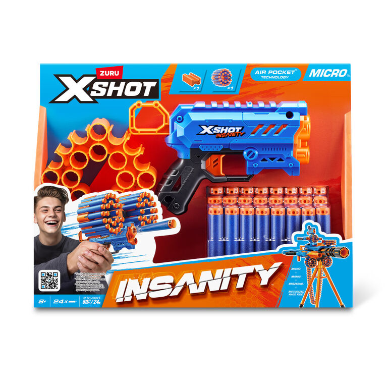 XSHOT Insanity Micro Blaster by ZURU