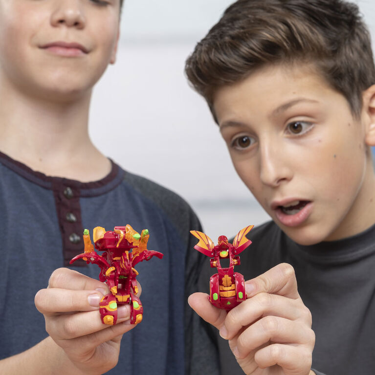 Bakugan, Dragonoid, Figurine Armored Alliance articulée de 5 cm à collectionner et carte à échanger