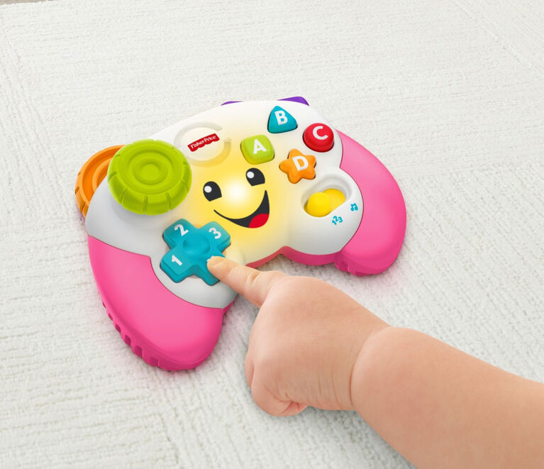 Fisher-Price - Rires et Éveil - Manette de jeu vidéo jouet - Édition  anglaise