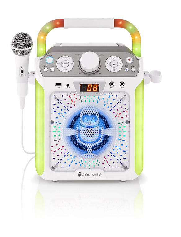 Machine de karaoké T-Mini pour salle de bain avec 2 microphones