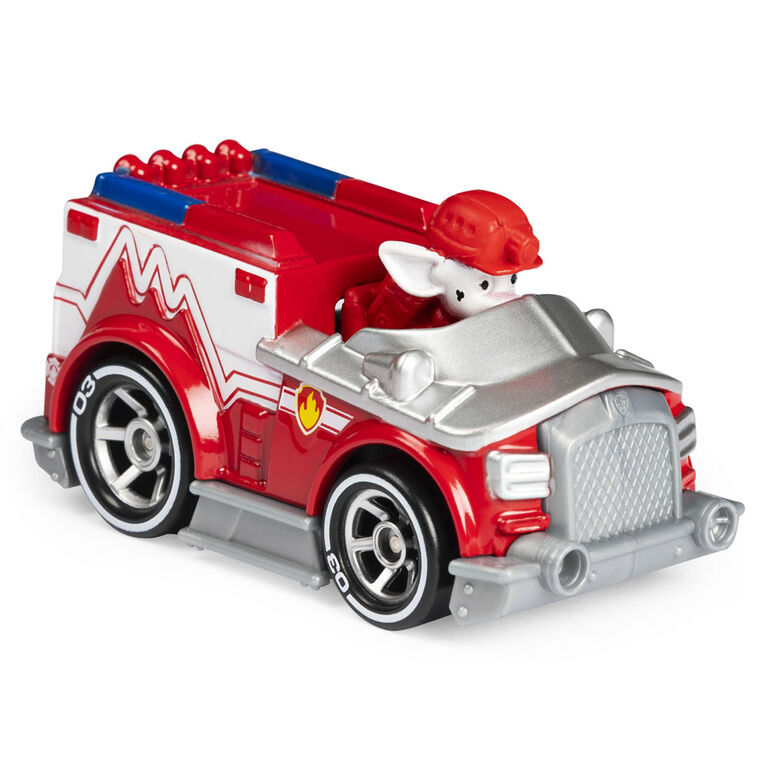 PAW Patrol, True Metal Marshall Collectible Die-Cast Vehicle, Classic Series 1:55 Scale