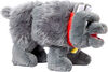 Minecraft Dennis the Wolf Interactive Plush Toy with Sounds & Moving Mouth, Inspired by the Movie