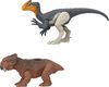 Jurassic World Danger Pack Guanlong vs. Lystrosaurus Dinosaur Action Figure Toys, Digital Play