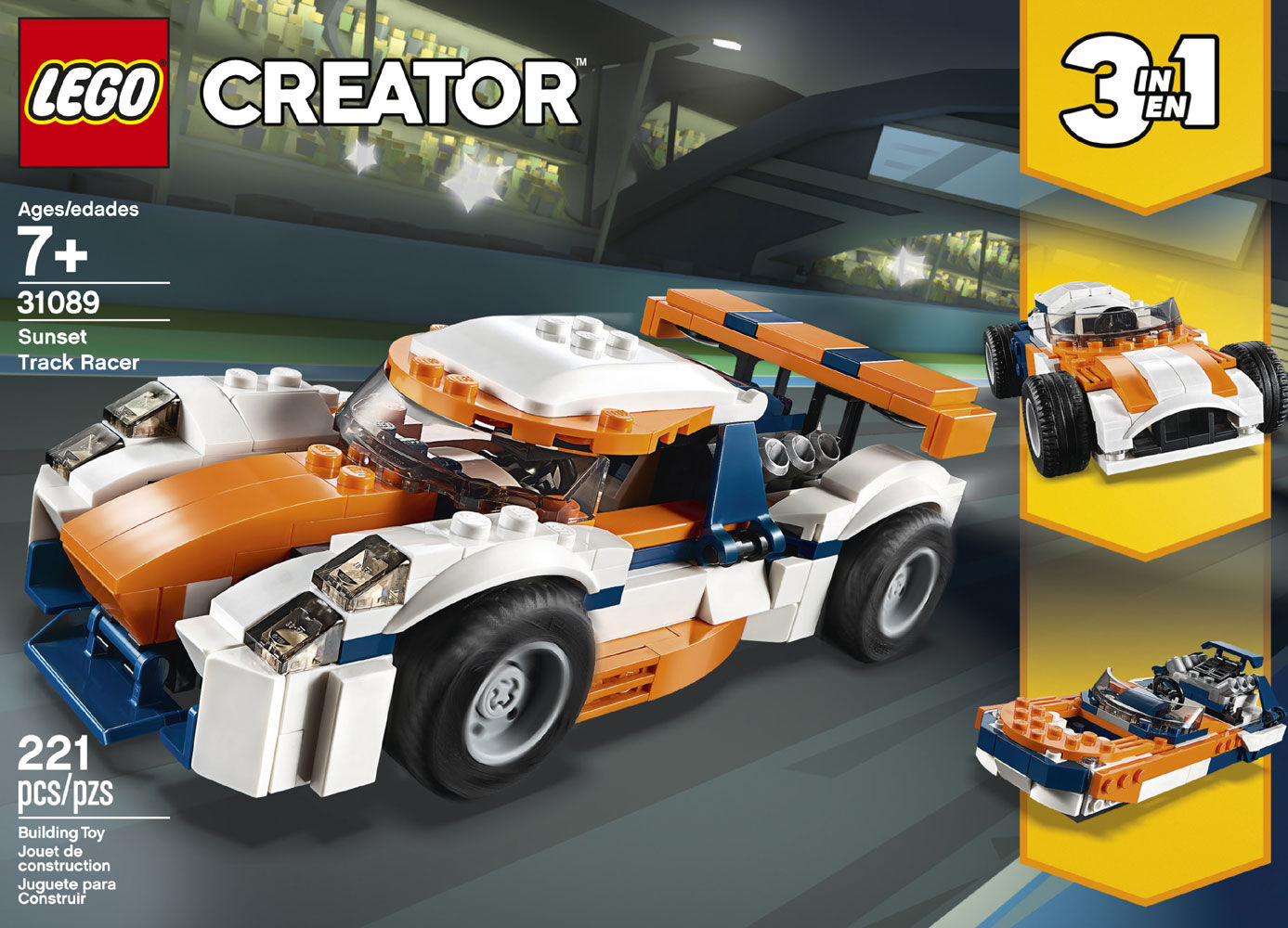 Sunset track racer sales