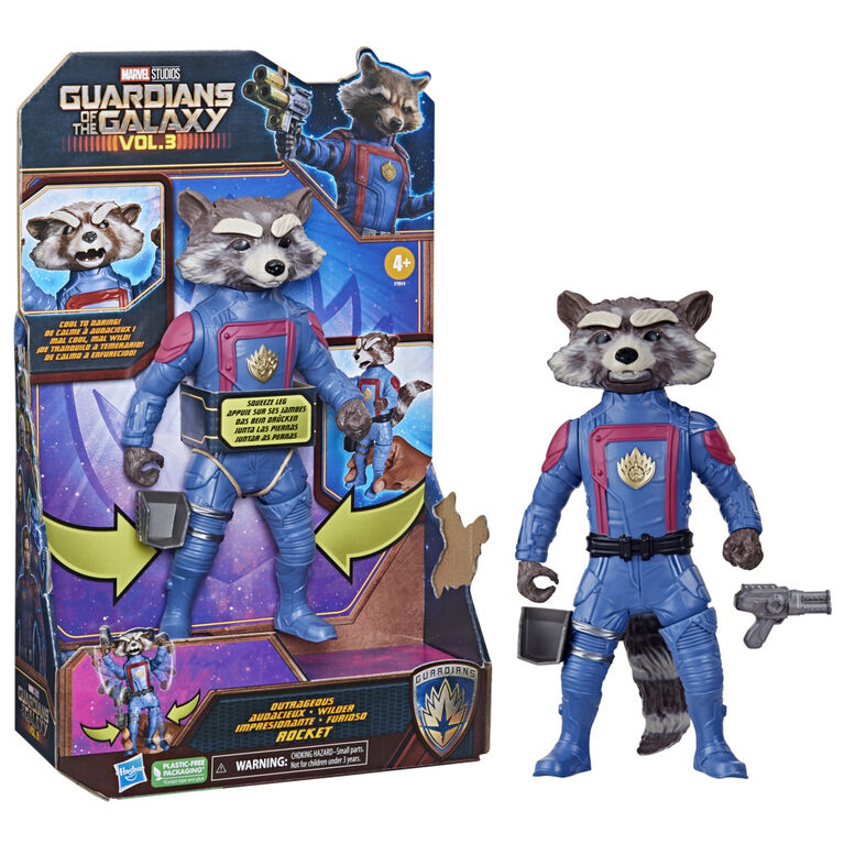 Figurine Gardiens de la Galaxie Rocket Raccoon 30 cm - Hasbro