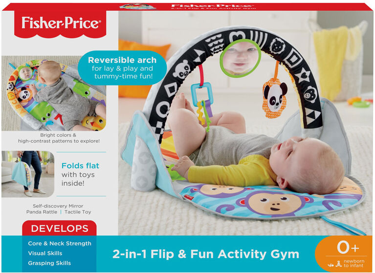 Fisher-Price 2-in-1 Flip & Fun Activity Gym
