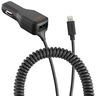 Ventev 590274 Corded Car Charger w/Extra Lightning 3.4A Black