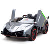 KidsVip 12V Lamborghini Veneno avec RC - Argent