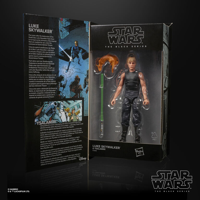 Star Wars The Black Series Luke Skywalker & Ysalamiri 6-Inch-Scale Lucasfilm 50th Anniversary Star Wars: Heir to the Empire Action Figure