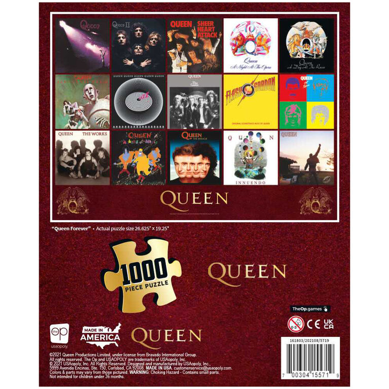 "Queen Forever" 1000 Piece Puzzle - English Edition