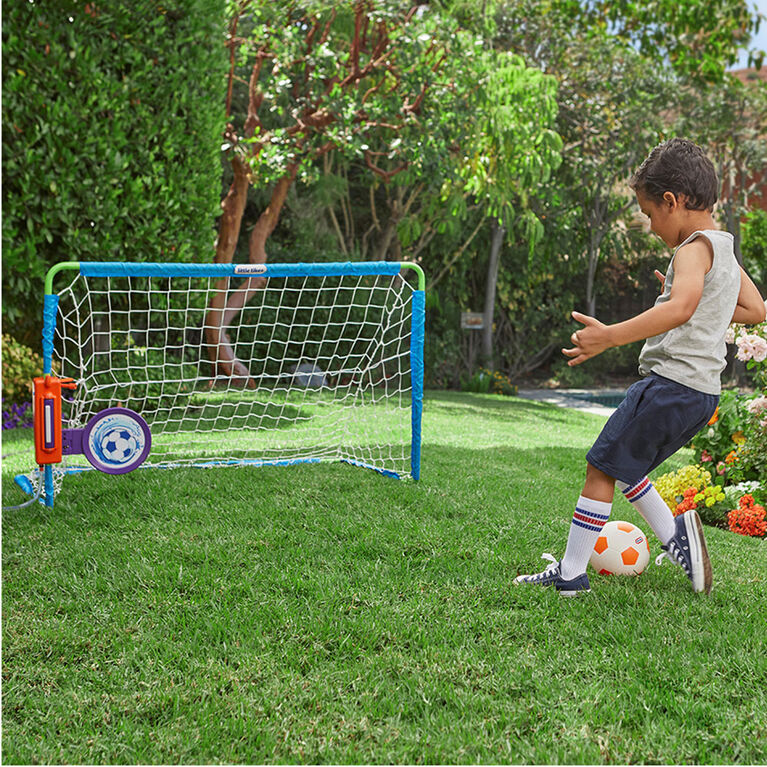 Jeu de sport de soccer/football aquatique 2 en 1 Little Tikes avec filet, ballon et pompe