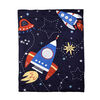 2-Piece Toddler Bedding Set including Comforter and Pillowcase, Space