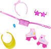 Barbie Day and Play Rollers Tendance, poupée et accessoires