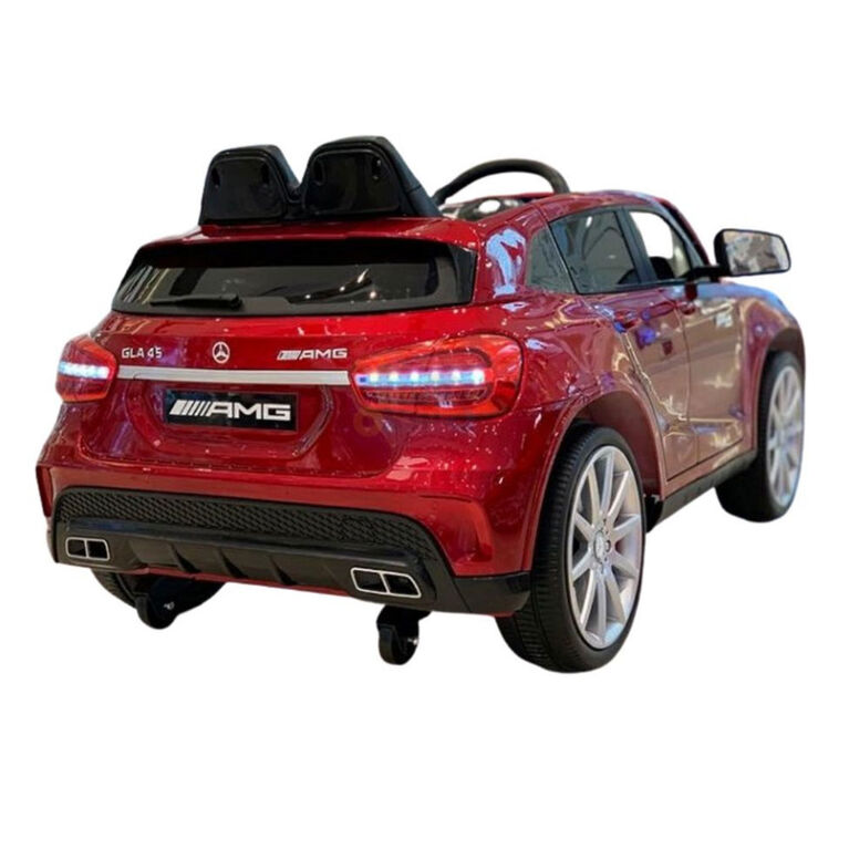KidsVip 12V Kids & Toddlers Mercedes GLA Ride on Car w/Remote Control - Red