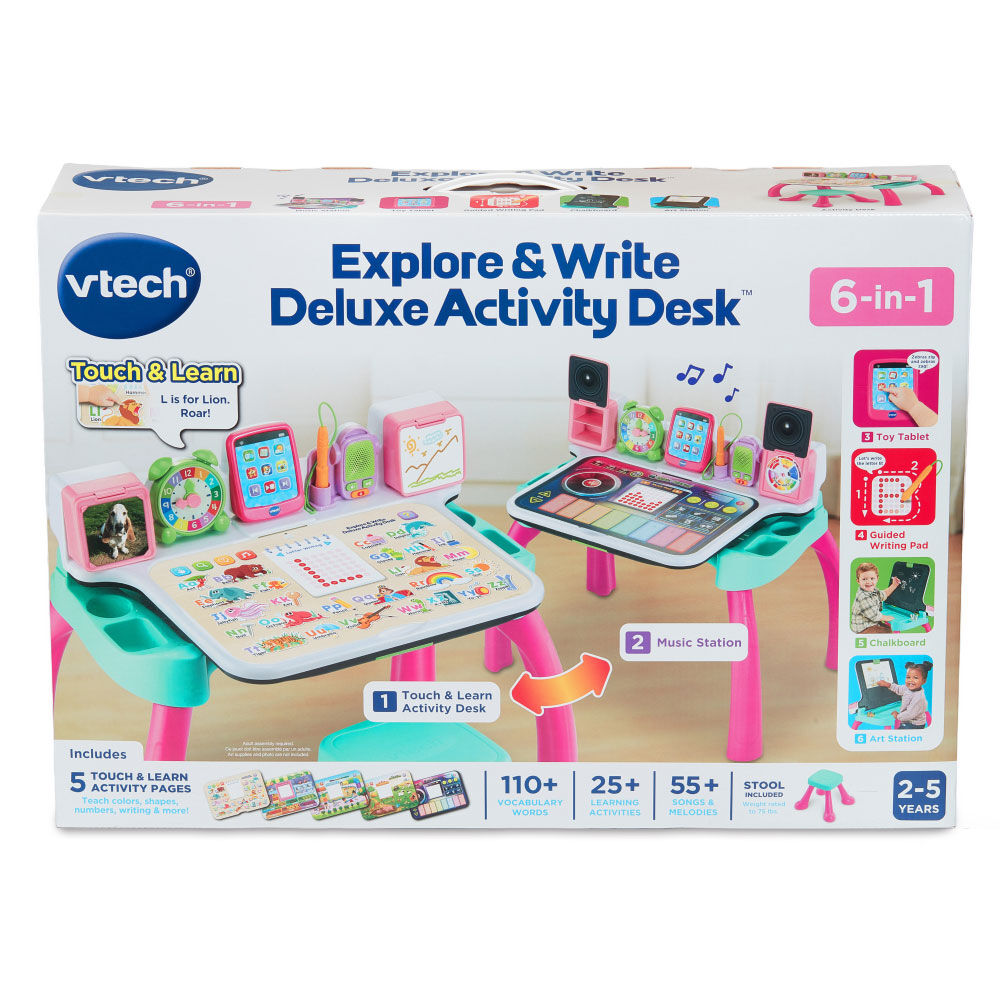 VTech Explore & Write Deluxe Activity Desk - Pink - TRU Exclusive - English Edition