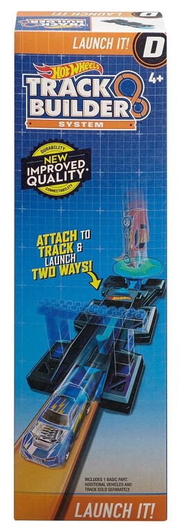 Hot  Wheels Track Builder Launch it - R Exclusive