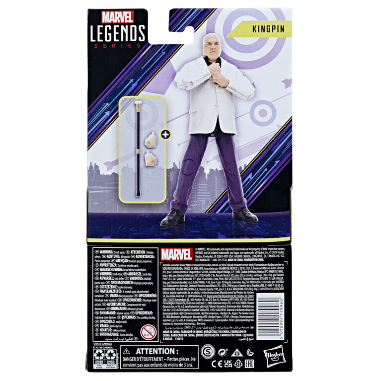 Hasbro Marvel Legends Series, figurine articulée de collection Kingpin de 15 cm inspirée de la série Hawkeye