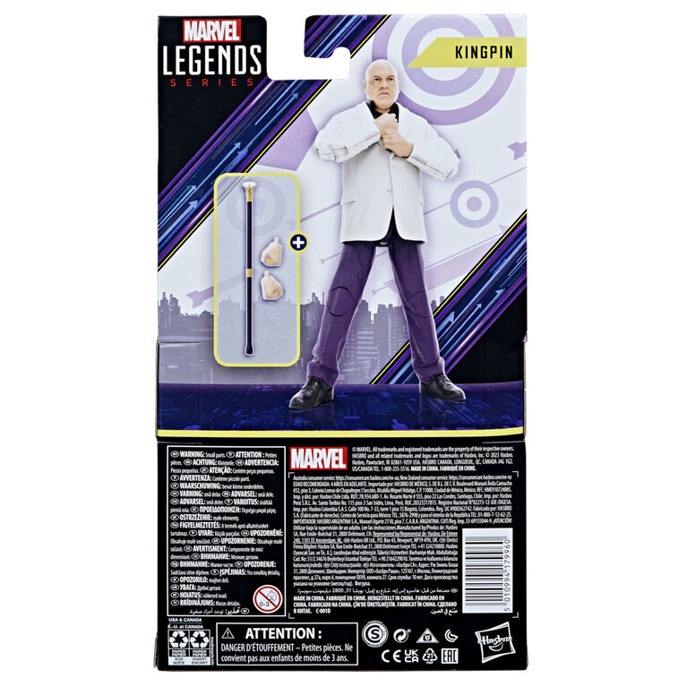 Hasbro Marvel Legends Series Kingpin, Hawkeye Marvel Legends Action Figures, 6 Inch