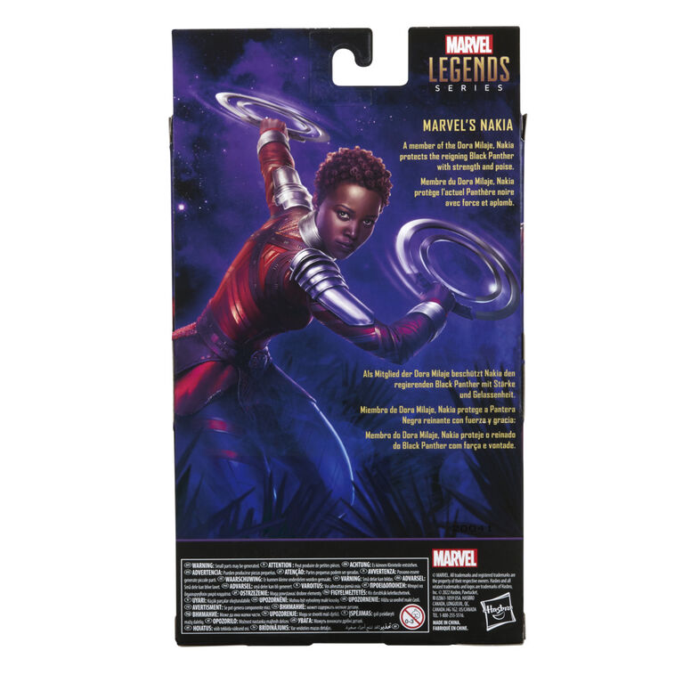 Marvel Legends Series Black Panther Legacy Collection, figurine de collection Marvel's Nakia de 15 cm et 2 accessoires