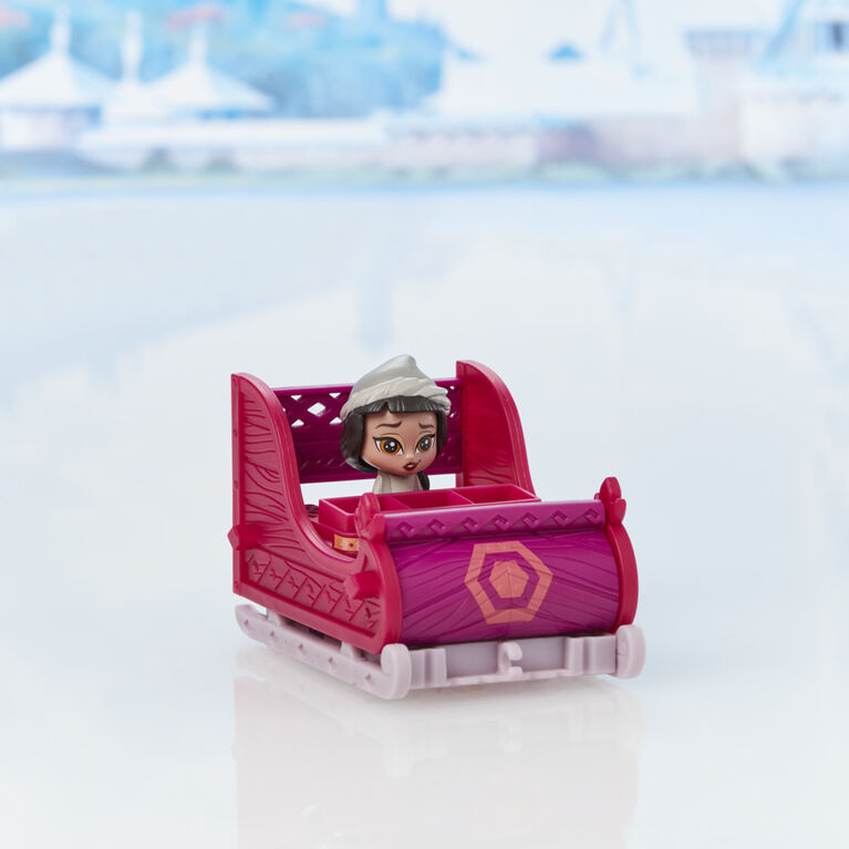 Disney La Reine des neiges 2 Twirlabouts, Série 1, Honeymaren jouet de traîneau à kiosque