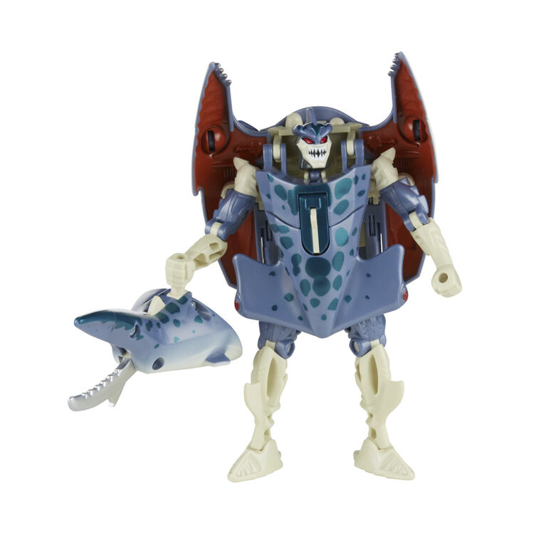 Transformers Toys Vintage Beast Wars Maximal Cybershark Collectible Action Figure, Adults and Kids Ages 8 and Up, 5-inch