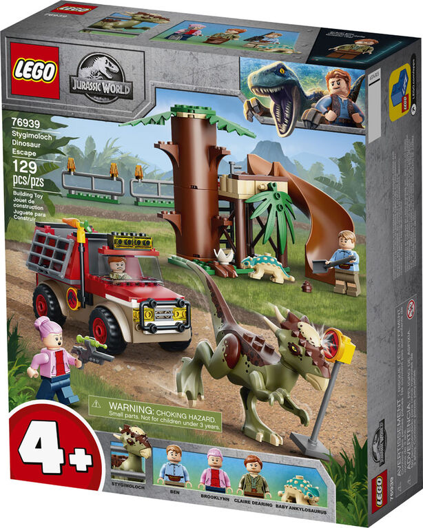 LEGO Jurassic World L'évasion du dinosaure Stygimoloch 76939 (129 pièces)