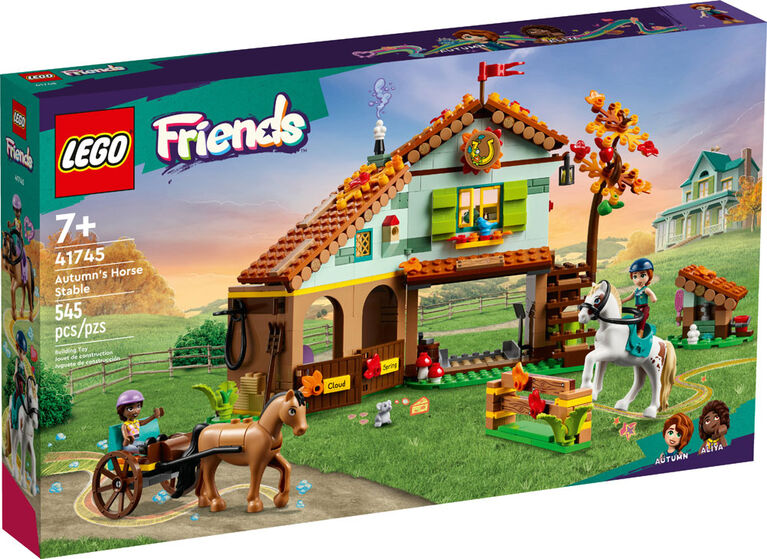 LEGO Friends Autumn's Horse Stable 41745 Building Toy Set (545 Pieces)