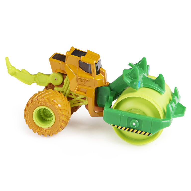 Monster Jam, Official Rolland Dirt Squad Roller Monster Truck with Moving Parts, 1:64 Scale Die-Cast Vehicle