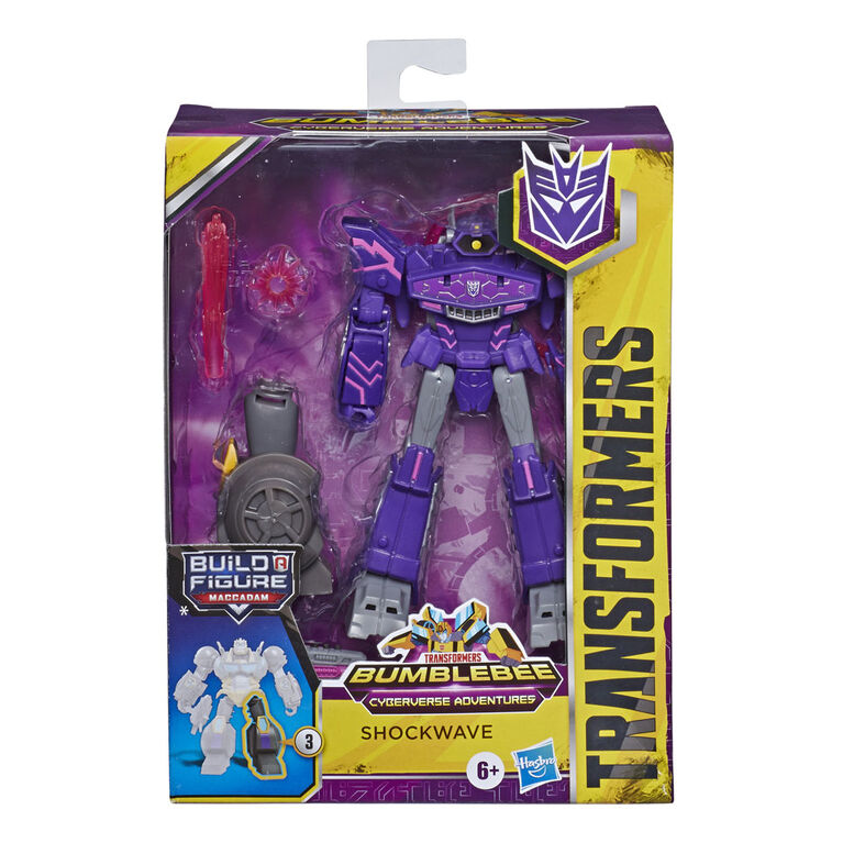 Transformers Cyberverse Deluxe Class Shockwave Action Figure