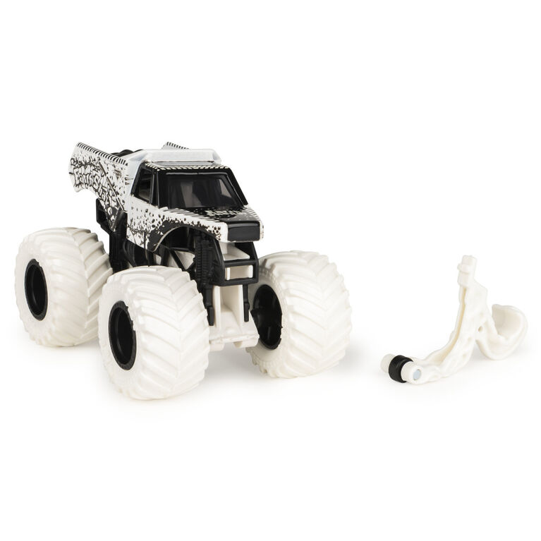 Monster Jam, Official Earth Shaker Monster Truck, Die-Cast Vehicle, Max Contrast Series, 1:64 Scale