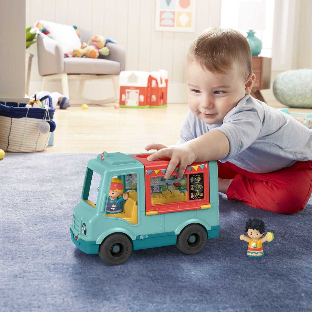 Fisher Price Little People Serve It Up Food Truck Bilingual