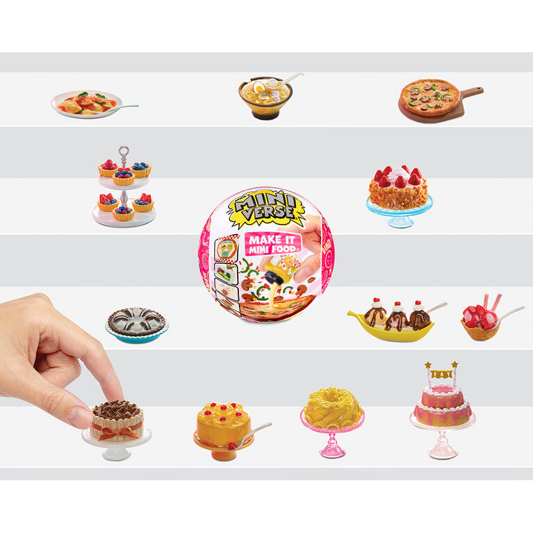 Mini articles de collection Make It Mini Food Restaurant de la série 2 - MGA's Miniverse