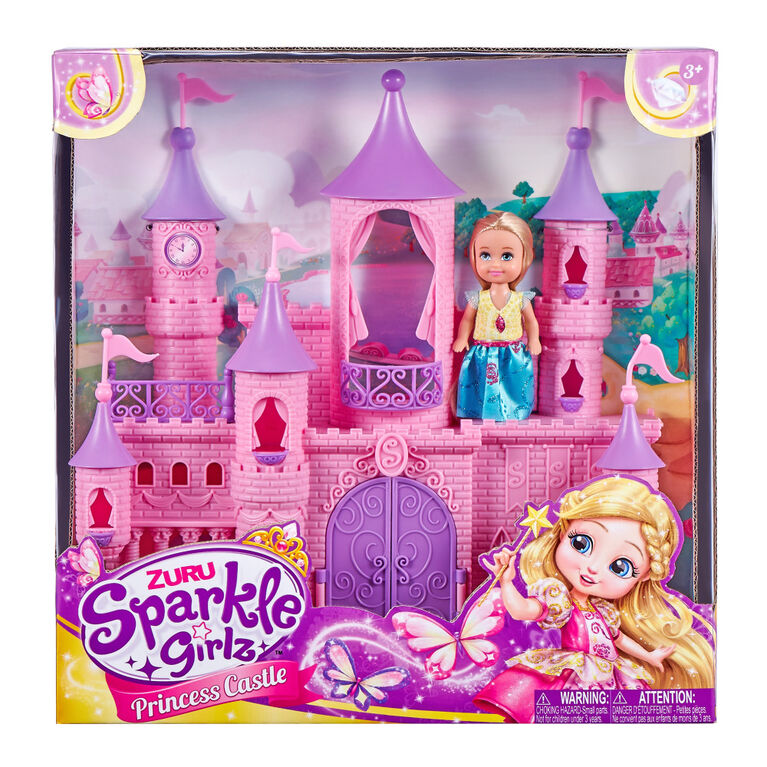 Mini château Sparkle Girlz avec poupée Cupcake