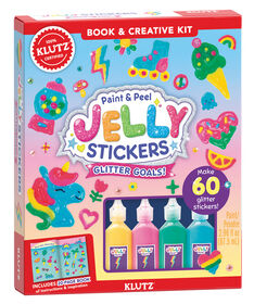 Paint & Peel Jelly Stickers: Glitter Goals! - English Edition