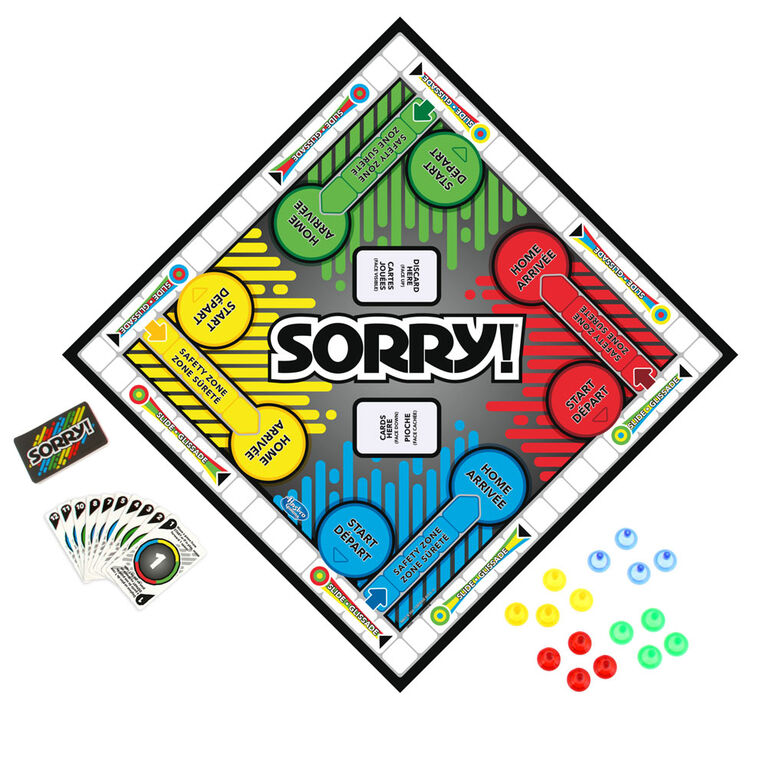 Hasbro Gaming - Jeu Sorry! - les motifs peuvent varier