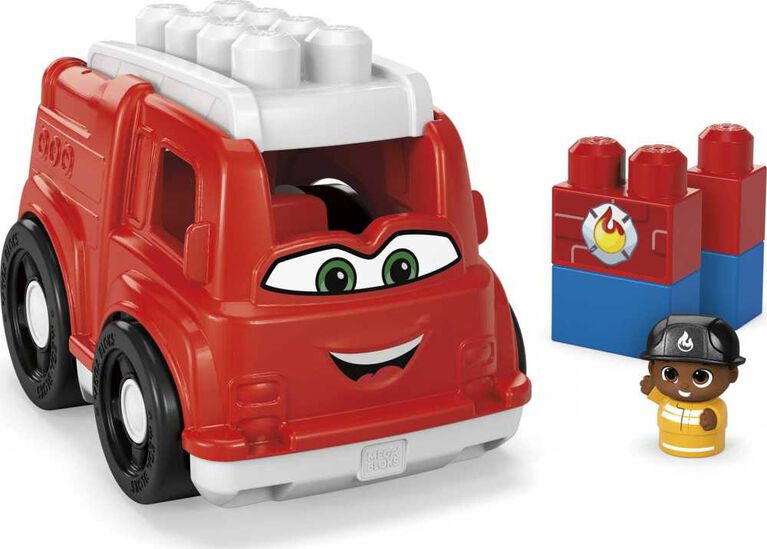 Mega Bloks - Lil'Véhicule Camion de Pompier - Freddy