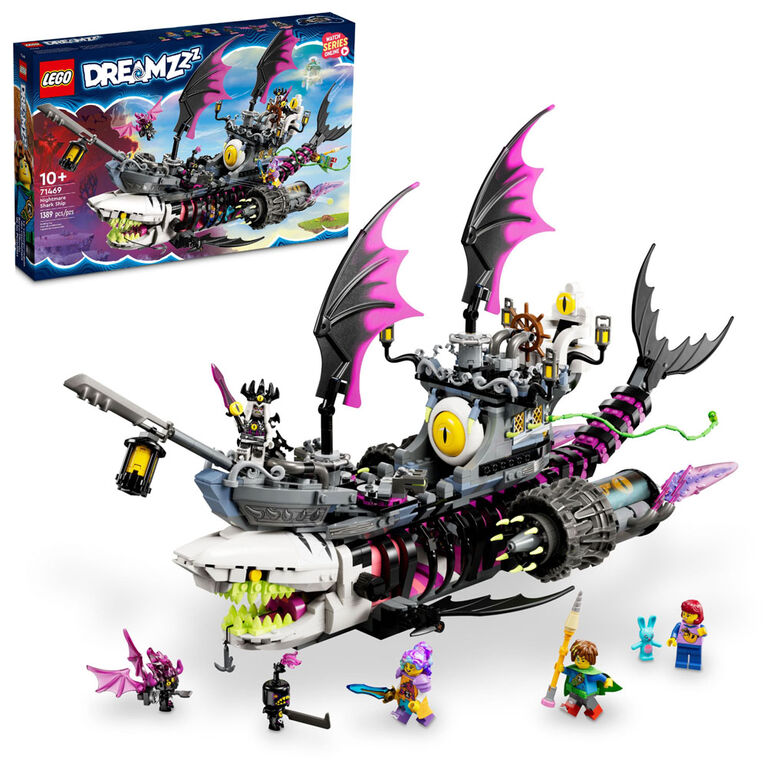 LEGO DREAMZzz Nightmare Shark Ship 71469 Building Toy Set (1,389 Pieces)