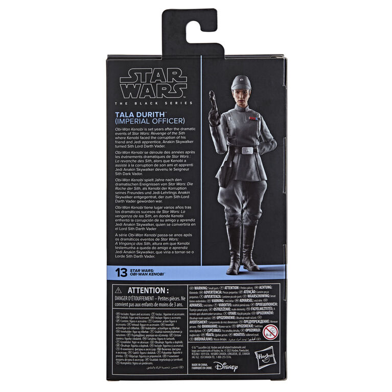 Star Wars The Black Series Tala (Imperial Officer), Star Wars: Obi-Wan Kenobi 6-Inch Action Figures