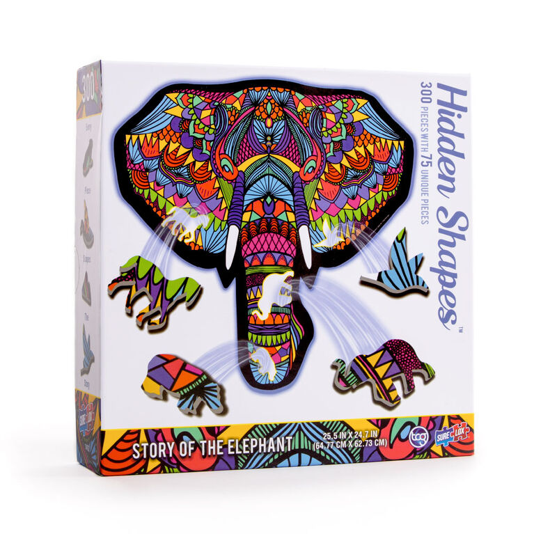 300Pc Hidden Shapes Puzzle Collection