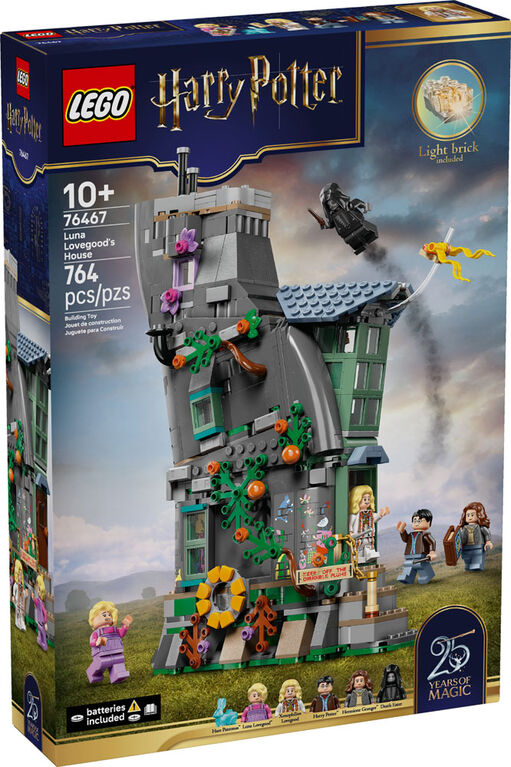 LEGO Harry Potter La Maison de Luna Lovegood, Jouet de Construction pour les Filles, les Gar&ccedil;ons et les Amateurs de 10 Ans et Plus 76467