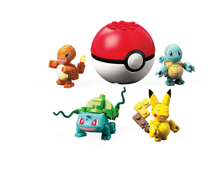 Mega Bloks MEGA Pokémon Beginner Trainer Team Pack with 8 Action Figures & Poké Balls