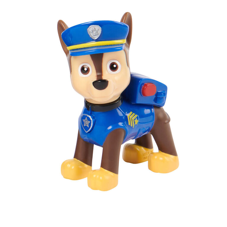 PAW Patrol, Chase's Patrol Cruiser, Toy Car with Collectible Action Figure, Sustainably Minded Kids Toys