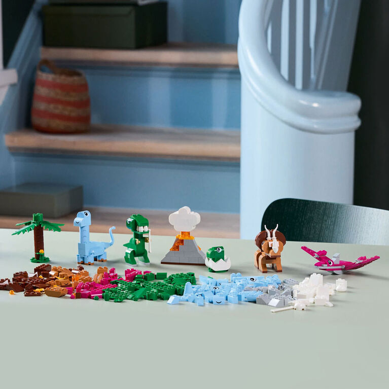 LEGO Classic Creative Dinosaurs Toy - Building Blocks Toy - Learning and Educational Toy - 11041