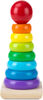 Melissa and Doug - Rainbow Stacker Wooden Stacking Toy