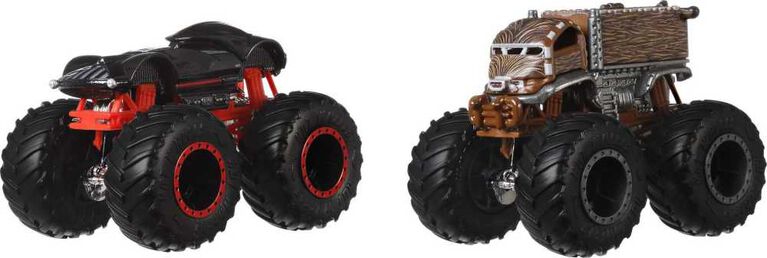 Hot Wheels - Monster Trucks - Demolition Doubles - Coffret de 2 - Les styles peuvent varier