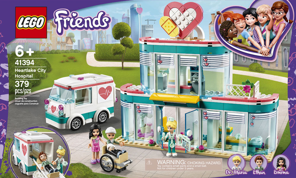 LEGO Friends Heartlake City Hospital 41394 380 pieces Toys R Us Canada